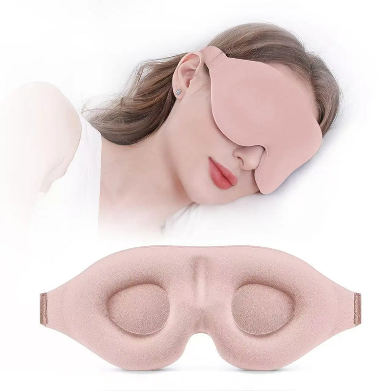 360° Full-Coverage 3D Eye Mask, Breathable, Non-Pressing, Suitable for Both Men and Women During Sleep