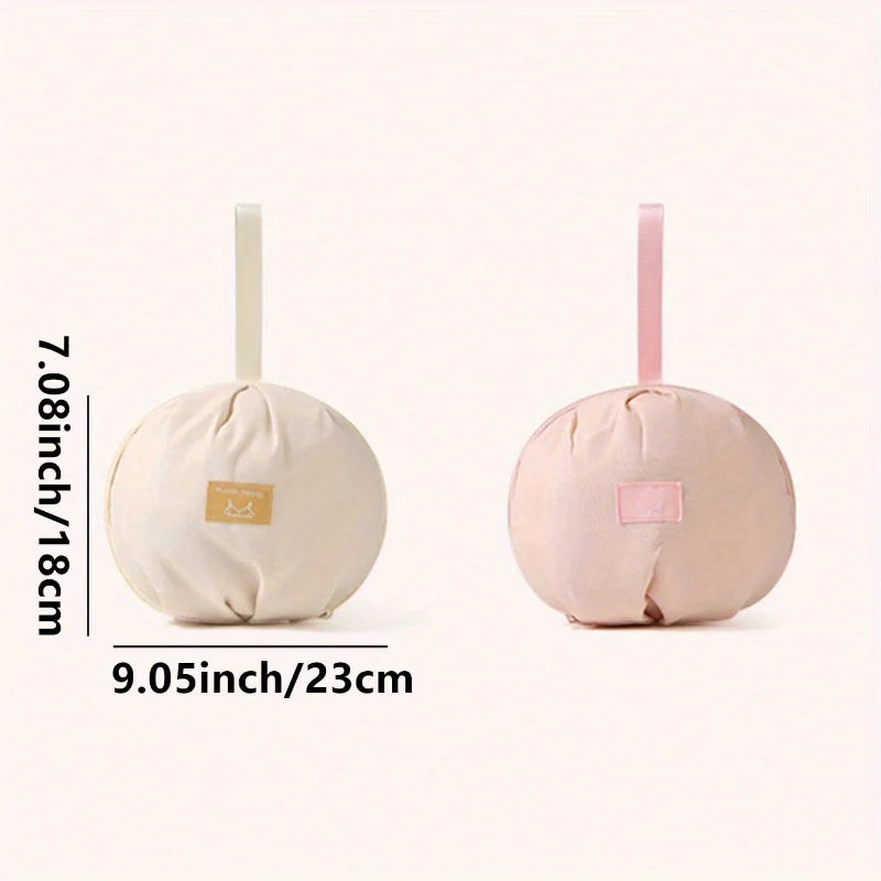 1pc Honey Girl Style Bra Organizer Bag. 3-in-1 Trave,Organizer Suitable for Bra,Lingerie.Compact for,Gym,Daily Use,the Organizer