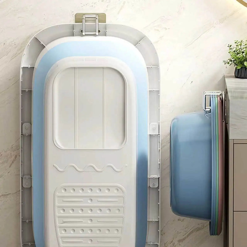 Basin Hook Household Wall Hanging Basin Storage Rack Bathroom Basin Folding Storage Rack Toilet Basin Storage Rack