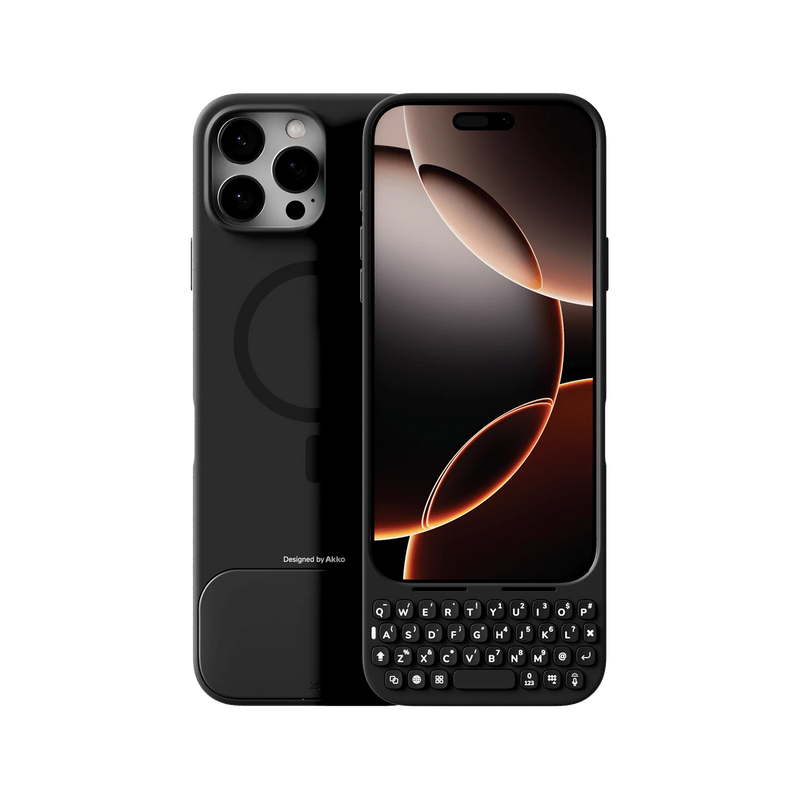 Akko MetaKey Phone case With Keyboard 37 keys Mini Phone Keyboard PU TPU with Magnetic Support For iPhone 16 Pro Max 17 Pro Max