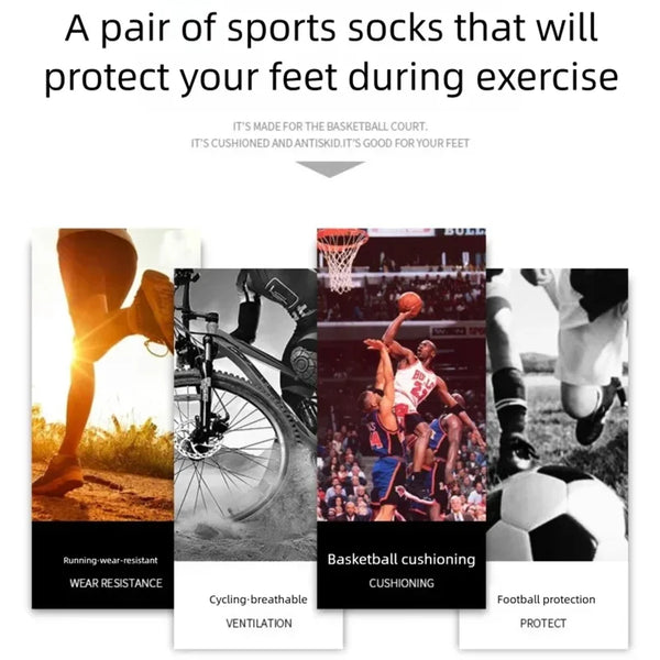 WRELS 1/2/3 Pairs Athletic Ankle Socks Cushioned Moisture Wicking No Show Socks Seamless Non‑Slip Breathable Running Sports Sock