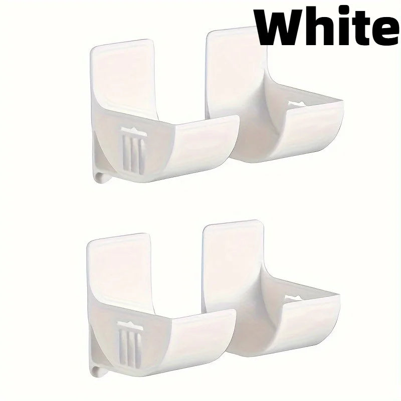 4pcs Over-the-Door Cabinet Organizer, No-Drill Adjustable Kitchen Countertop Storage Rack, Trash Bags, Umbrellas,Storage Rack.