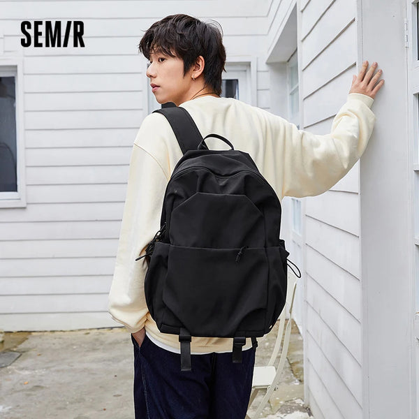 Semir Backpack Men Women Travel Lightweight 2024 New High School College Student Schoolbag Large Capacity Computer Backpack