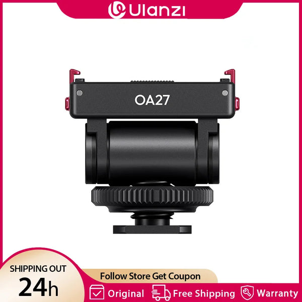 Ulanzi OA27 ជើងទ្រ ស្បែកជើង ត្រជាក់ រហ័ស សម្រាប់ DJI Action 6/Nano Magnetic Adapter Tripod Mount ជាមួយ វីស 1/4" អាច លៃតម្រូវ ការ ផ្អៀង 180°