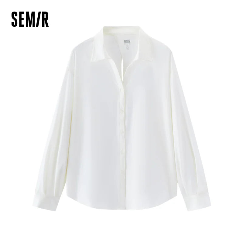Semir Women Shirt Cooling 2026 UV Protection Easy Care Midi Length Urban Casual Everyday Style Soft Comfortable Daily Wear