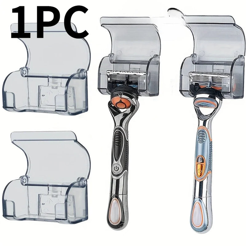 1PC Razor Holders with Bathroom Wall Stickers, Self-Adhesive Razor Hooks Storage Racks, Suitable for Bathrooms And Travel