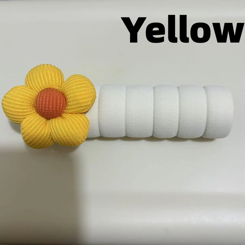 1PC Anti-Static Floral Door Handle Cover Silent Anti-Collision Door Protector,Anti-collision Decorative Door Handle Cover.