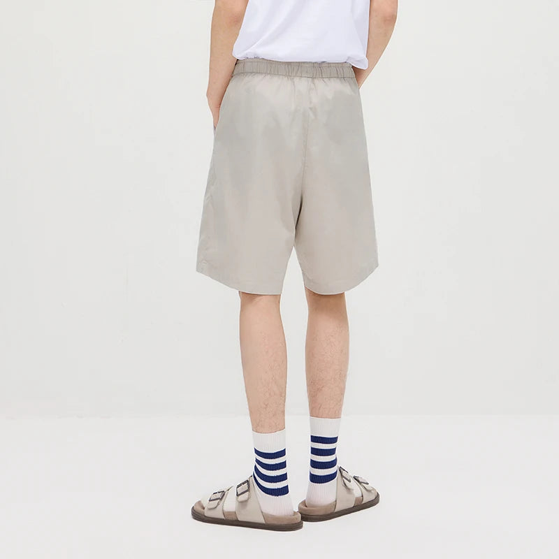 Semir Men Pants Casual Elastic Drawstring Waist Loose Straight Leg Comfortable Soft 2026 Summer Casual Daily Wear Top