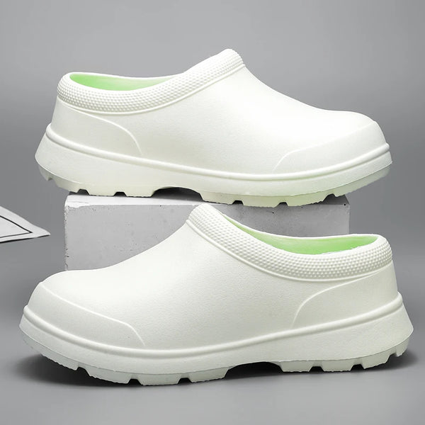 Hotel Chef Shoes Four Seasons Waterproof Non-Slip Oil-Proof Kitchen Work Shoes Light Outdoor Men's Casual Labor Insurance Shoes