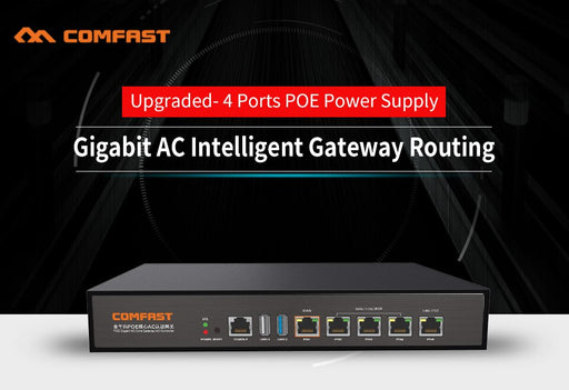 COMFAST CF-AC101 Gigabit Wifi AC Router Enterprise Gateway Seamless Roaming/ Multi WAN /4 Port Poe Port Load Balance PPPoE Route