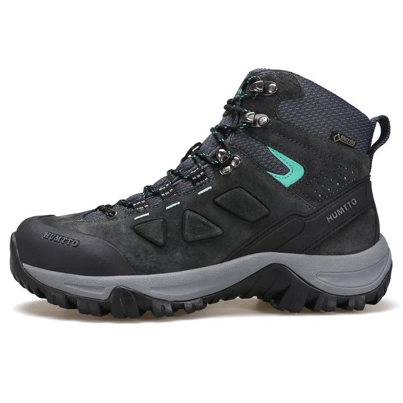 HUMTTO Trekking Shoes for Women Waterproof Sports Climbing Hiking Boots Woman New Winter Luxury Designer Outdoor Womens Sneakers
