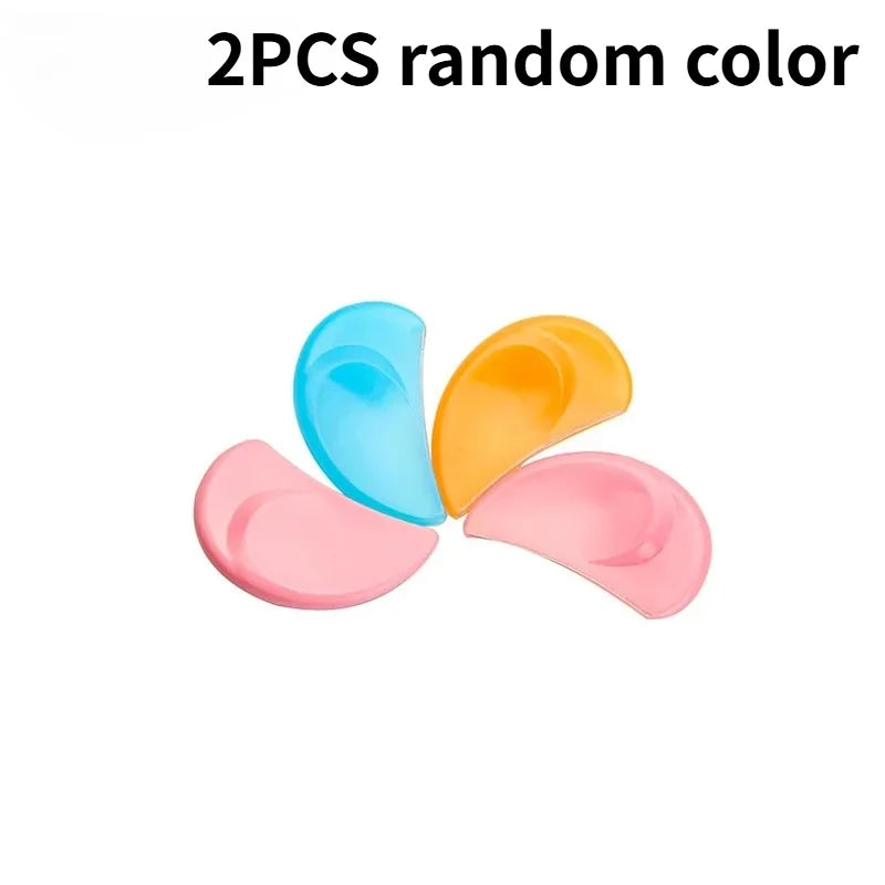 2pcs Professional Curved lNail File,for Smooth Manicures and Pedicures.Nail technicians,Household nail file,random color