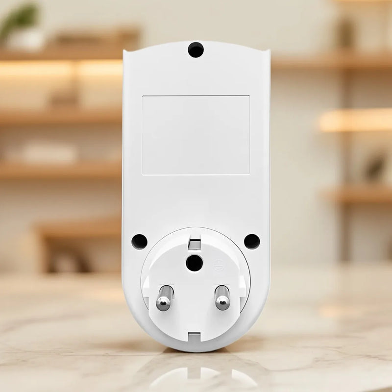 TOMZN TOVS-16Z Automatic Voltage Protector Socket – AC 220–230V, 16A, EU Plug, Overvoltage & Undervoltage Protection