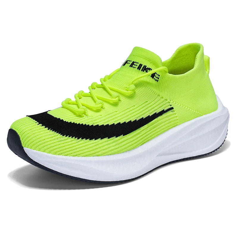 Mens Running Shoes 2025 New Breathe Mesh Lightweight Cushioning Daily Fitness Sneakers Outdoor Flat Mesh Tennis Shoes for Men
