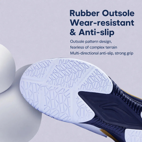 ស្បែកជើងវាយសី Li-Ning Unisex JF LITE មិនស្អិត មានខ្យល់ចេញចូលបានល្អ ស្បែកជើងហ្វឹកហាត់ប្រចាំថ្ងៃសម្រាប់បុរស និងស្ត្រី AYTU025