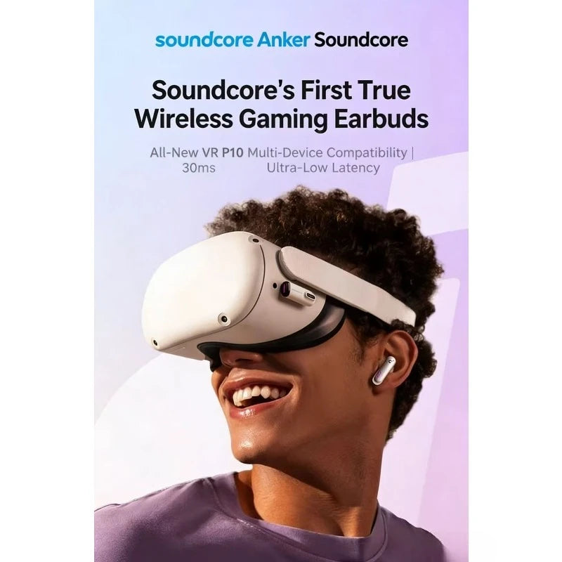 កាសស្តាប់ត្រចៀកឥតខ្សែ ANKER Soundcore VR P10 កាសស្តាប់ត្រចៀកសម្រាប់លេងហ្គេម និងកីឡាអេឡិចត្រូនិក ឥតខ្សែ