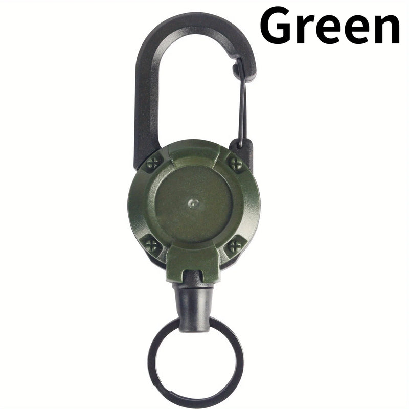 1PC Retractable Wire Rope Key Backpack Buckle for Men,Outdoor Keychain Backpack Additions,  Versatile And Durable Keychain