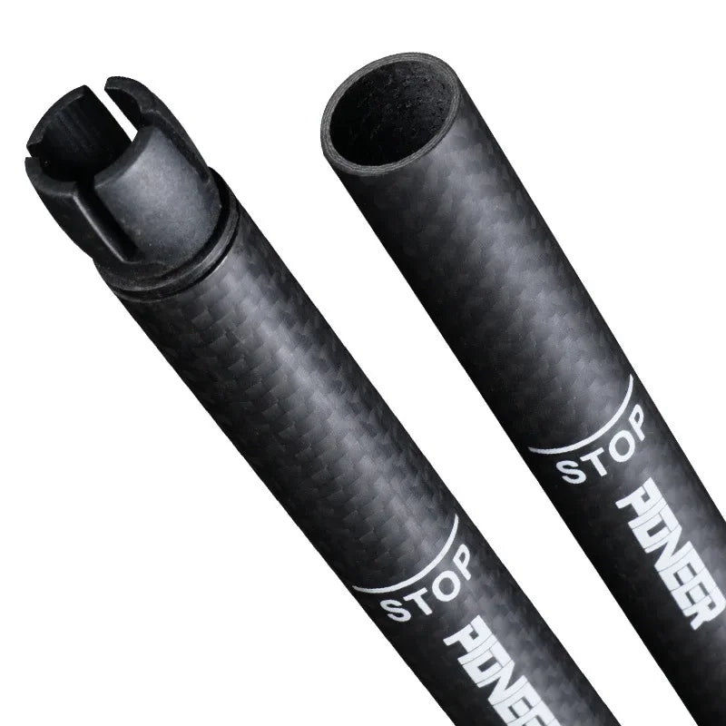 Pioneer 1pcs Trekking Poles Hike Walking Stick Nordic Walking Cane Carbon Fiber Ski Camp Telescopic Baton Outdoor Hiking XDL010