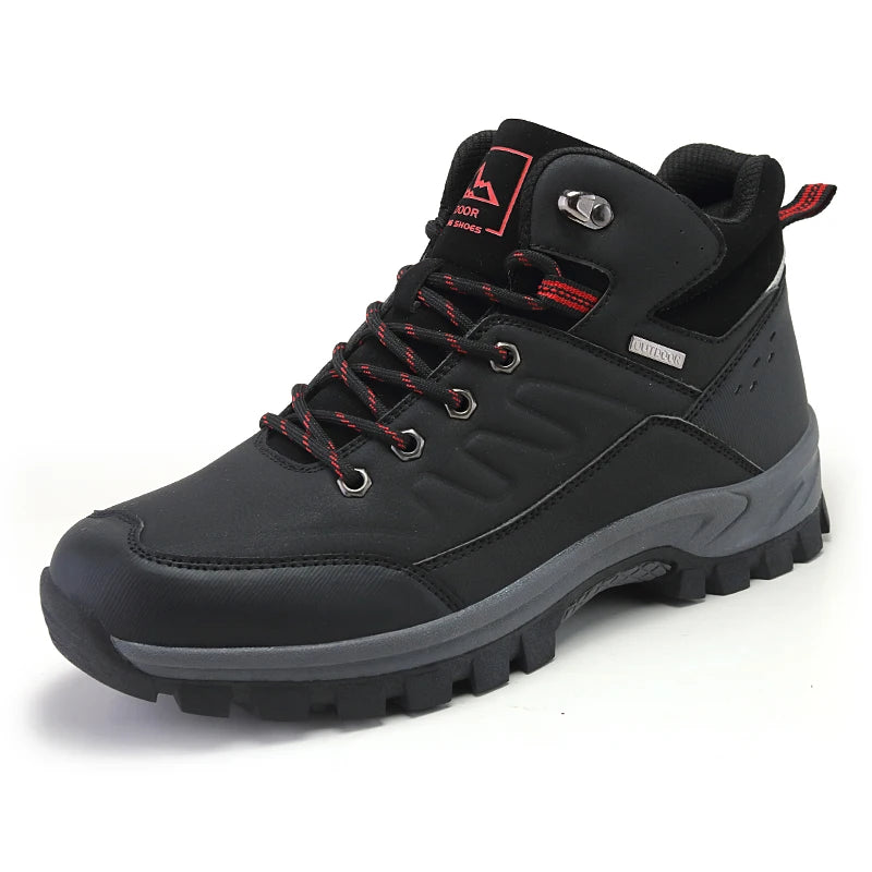Men's Outdoor Hiking Shoes Four Seasons Non-Slip Walking Sneakers Fashion Youth Joker Breathable High-Top Sports Running Shoes