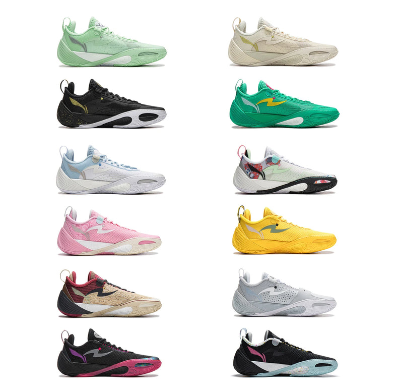 ស្បែកជើងបាល់បោះអាជីព Li-Ning សម្រាប់បុរស WADE ALL CITY 14 SUPER BOOM ទន់ ស្រួលពាក់ ទ្រទ្រង់ដោយក្រណាត់ Lining Sneakers ABAW011 ABAW001