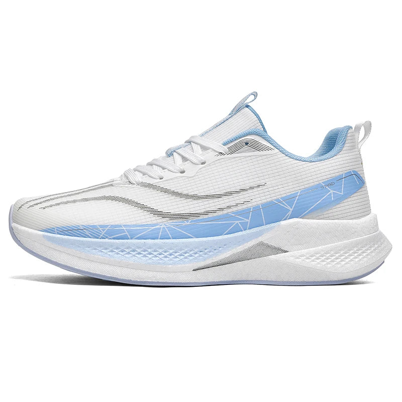Unisex Sports Shoes Professional Running Anti Slip Cushioning Rebound Training Shoes New Youth Competition Mesh Running Shoes