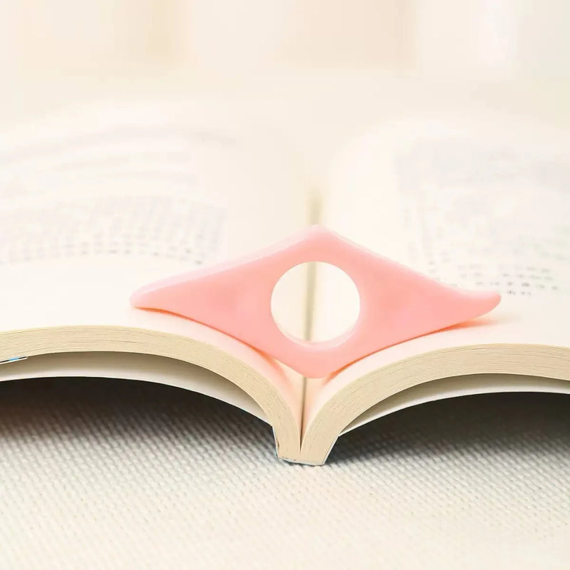 Acrylic Thumbbook Support Press Bookmark Reading Aid Book Marking Tool for Easy Access