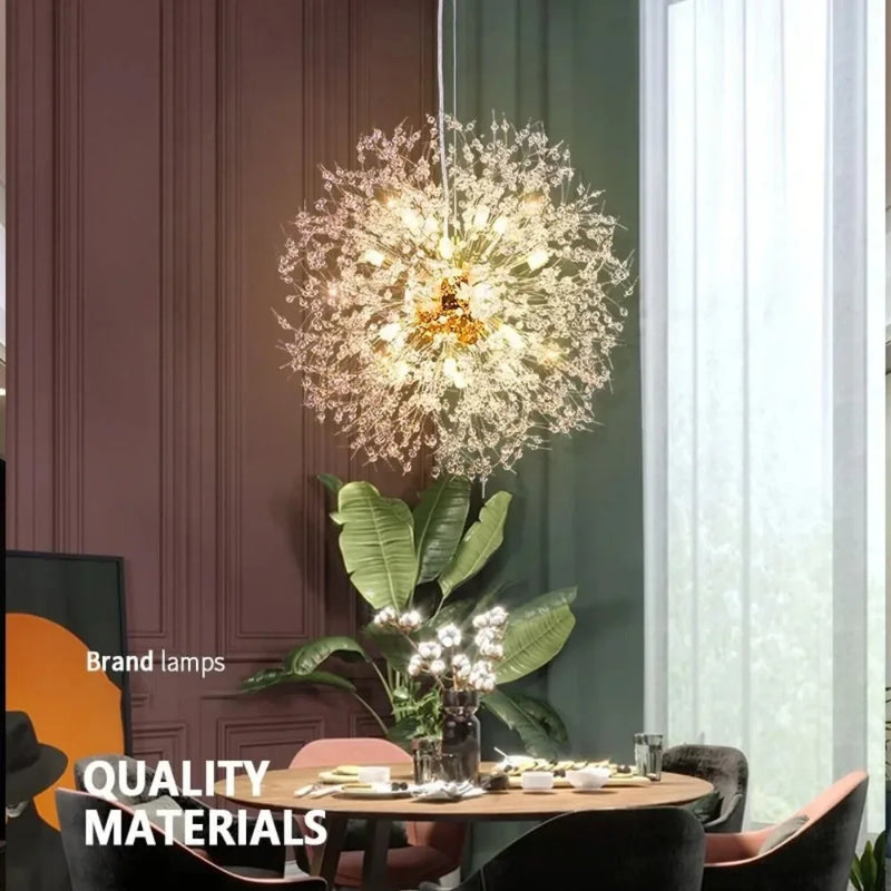 Modern Dandelion LED Lighting chandelier Light Living Room Dining Room Bedroom Hanging Light Indoor Decorative Lighting Fixture