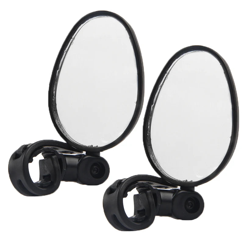 SEAMETAL Universal Bicycle Rearview Mirror 360 Degree Rotation Convex Wide Angle Handlebar Rear View Mirrors for Bike Accessorie