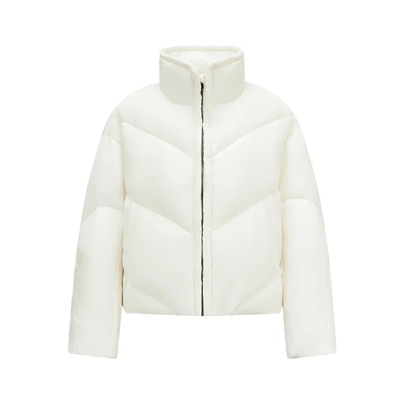 Semir Women Down Jacket 90 Percent Down Fill Stand Collar Oversized Fit Petite Fit 2026 Winter Cold Weather Everyday Style