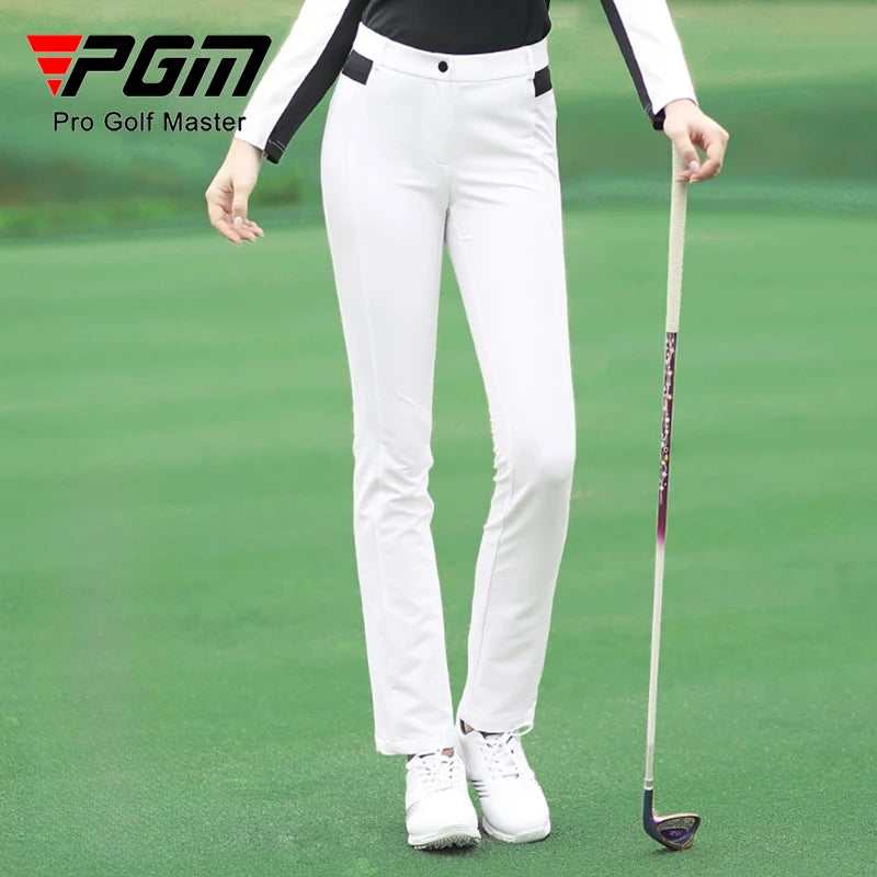 PGM Golf Women's Sports Pants Stretch Slimming and Slimming KUZ093