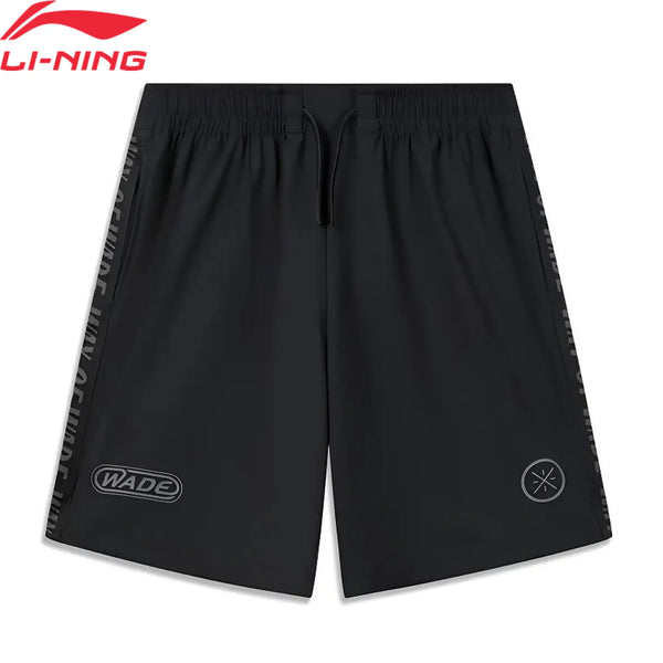 ខោខ្លីកីឡាបុរស Li-Ning Wade Knit LN COOL ការពារកម្តៅថ្ងៃ 80% Polyamide 20% Elastane ខោទ្រនាប់ចង្កេះអាចលៃតម្រូវបាន AKSW057