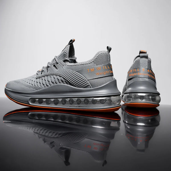 Men's Air Cushion Race Running Shoes Four Seasons Breathable Lightweight casual Sports Shoes Student Outdoor Speed Running Shoes