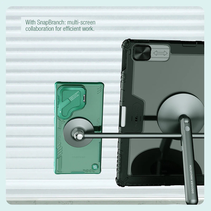 Nillkin For Samsung Galaxy S24 Ultra Magsafe Case for Samsung S24 Ultra Magnetic Anti Shockproof Back Cover With Camera Holder
