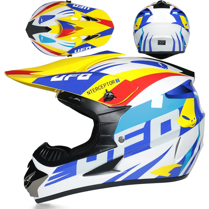 ORZ Latest Off-road Motorcycle Helmet ATV SUV Downhill Mountain Bike DH Car Helmet Cross Helmet Capacetes Motocross Dot Abs