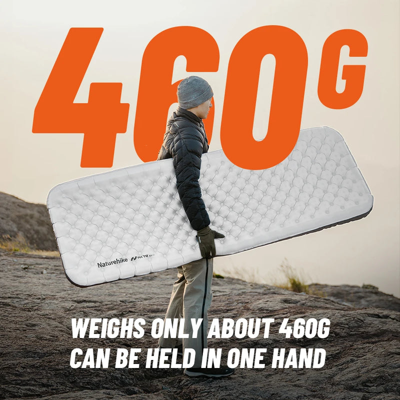 Naturehike Air Mattress 6.5 R Value Side Wall Thick Mat Camping Sleeping Pad Outdoor Ultralight Inflatable Mattress Air Cushion