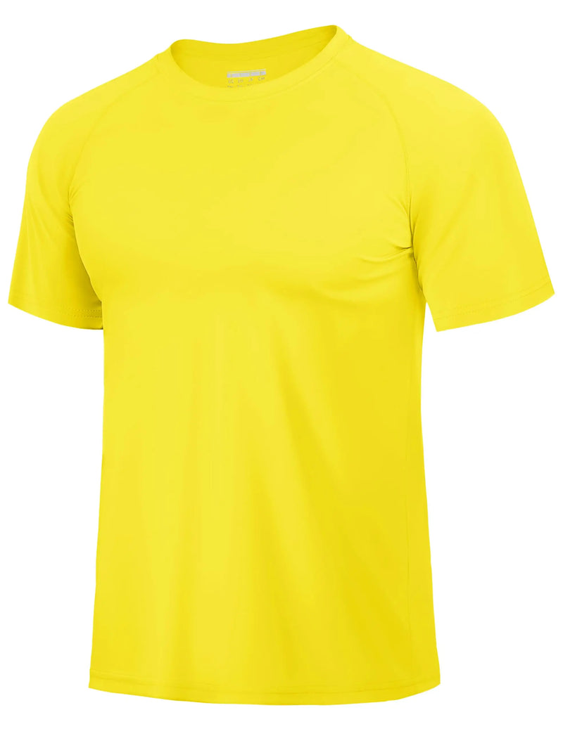 TACVASEN UPF 80+ Sun Protection T-shirts Men's Quick Dry Short Sleeve Athlectic T Shirts Hiking Running Swim T-shirts Tee Tops