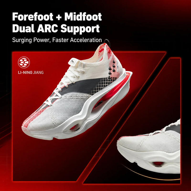 ស្បែកជើងរត់ប្រណាំង Li-Ning Unisex FEIDIAN 6 ULTRA SUPER BOOM បន្ទះកាបូនហ្វាយប័រ ស្បែកជើងកីឡាអាជីព ARMW005