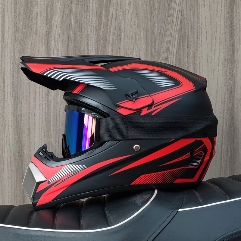 2026 Offroad Motorcycle Racing Helmet Breathable Ventilation Motocross Helmet for Dirt Bike Quad ATV Enduro Trail Riding Helmet