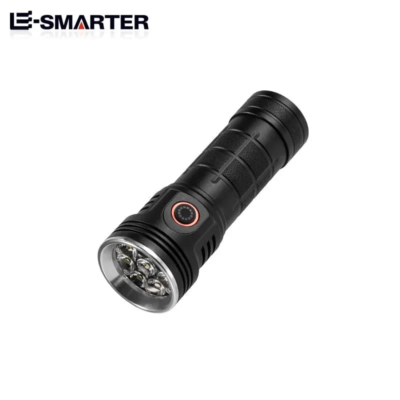ពិល LED ថាមពលខ្ពស់ ចង្កៀងចម្ងាយឆ្ងាយ ថ្មដែលភ្ជាប់មកជាមួយ ពិលប្រភេទ C សម្រាប់បោះតង់នេសាទ