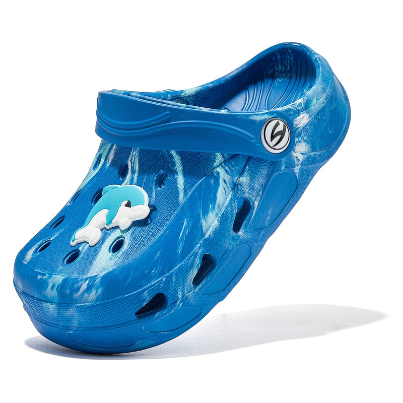 HOBIBEAR Kids Garden Clogs Cartoon Boys Girls Beach Slipper Sandals Water Shoes(Toddler/Little Kid/Big Kid)