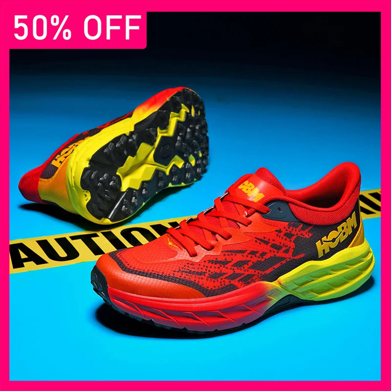 Mens Running Shoes 2026 New Color Blocked Mesh Anti Slip Wear Resistant Mens Hiking Lightweight Lace Up Sports Training Shoes