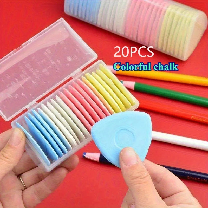 Erasable Chalk Set  for Tailoring, Patchwork, DIY Sewing Ideal for Clothing Alterations Fabric MarkingSewing Knitting Supplies