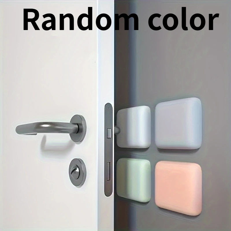 1PC Self-Adhesive Door Stoppers Available Effectively Protecting Door Handles from Impact And Noise And Are Easy to Install