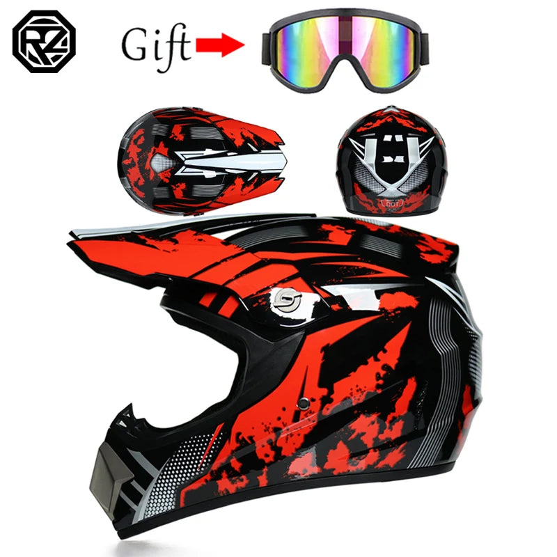 Children and adolescents professional full coverage motorcycle off-road race helmet bike AM DH helmet capacity motocross casso