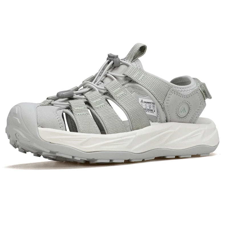 HUMTTO Hiking Shoes Women Outdoor Women's Sneakers Quick-drying Water Fashion Walking Shoes Non-Slip Lace-Up Beach Sneaker Woman