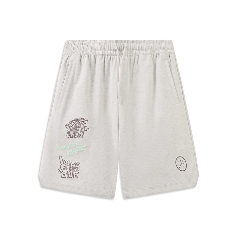 ខោខ្លី Li-Ning សម្រាប់បុរស Wade x Timothy Goodman រាងរលុង មានផាសុកភាព មានហោប៉ៅស៊ីប បាត Lining ទាន់សម័យ AKSW379