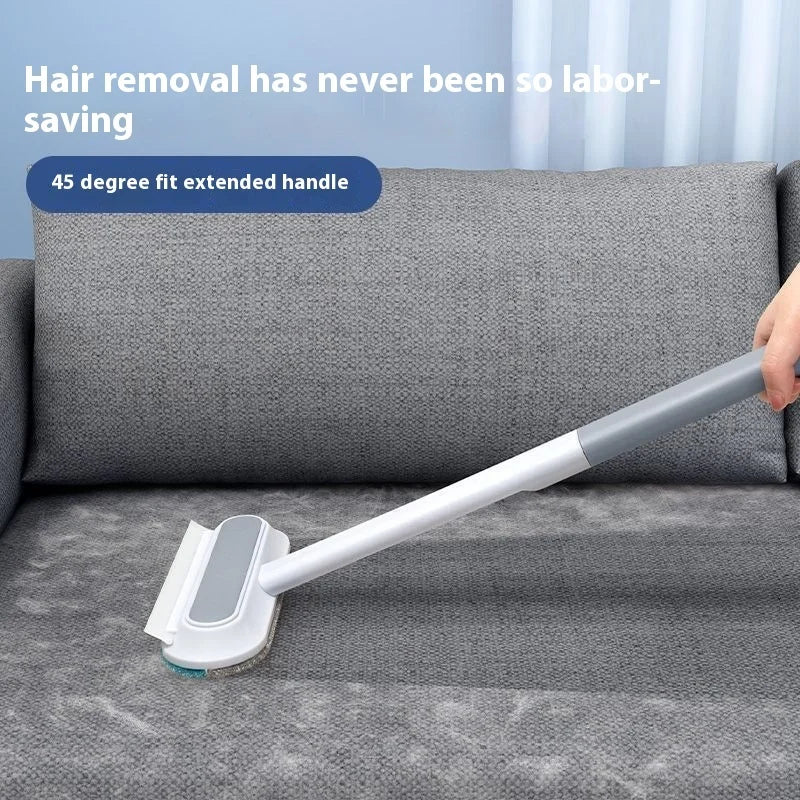 Multi-functional 2-in-1 Pet Hair Cleaning Brush-Washable and reusable, extended and durable handle, suitable for carpet/sofa/cat