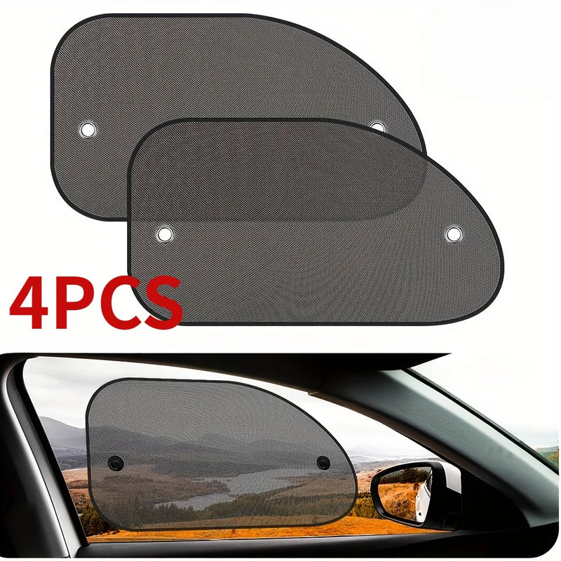 2/4PCS Car Sunshade Sun UV Protection, Sun Shade for Car Window, Car Window Shade with 4 Suction Cups, Universal Automotive