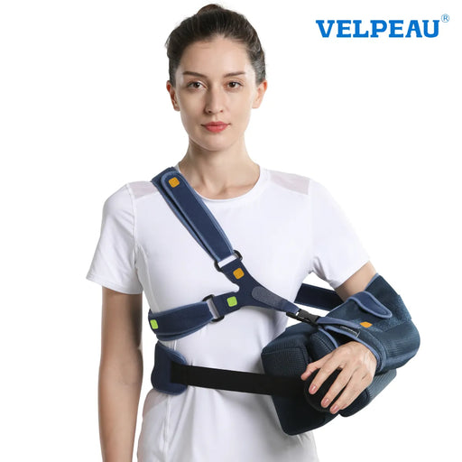 VELPEAU Arm Sling with Abduction Pillow for Rotator Cuff, Dislocated or Broken Arm Shoulder Sling Support for Men and Women