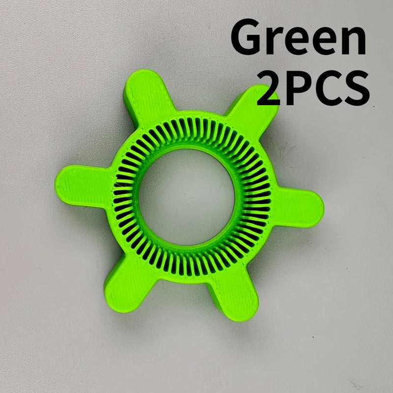 2PCS Manual Plastic Bottle Opener -Easy-To-Grip Rotating CapYellow Gear Shape Design, Suitable for Soda And Beverage Bottles